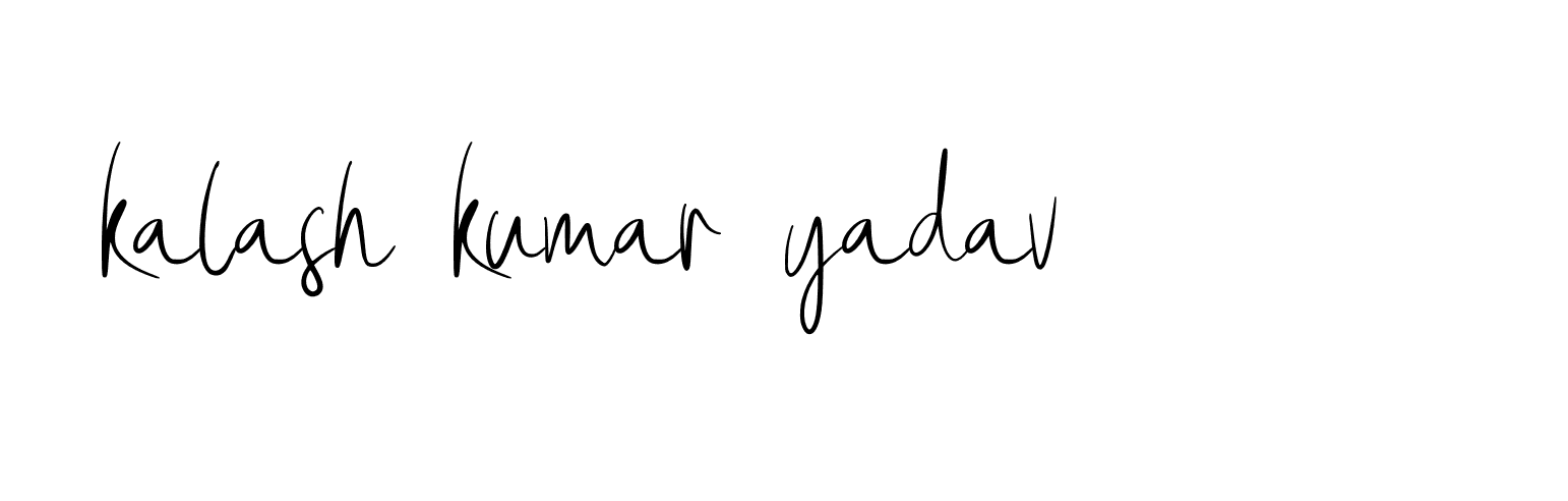 Signature of kalash-kumar-yadav