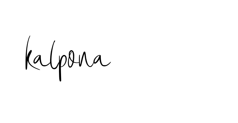 Signature of kalpona