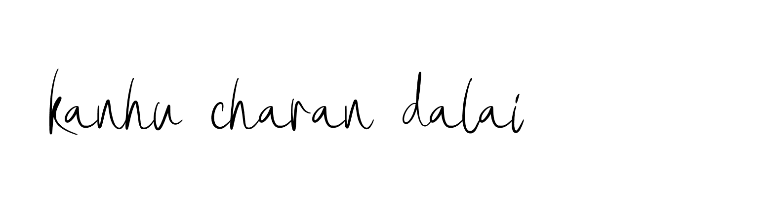 Signature of kanhu-charan-dalai