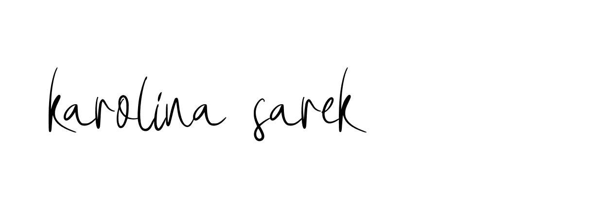 Signature of karolina-sarek