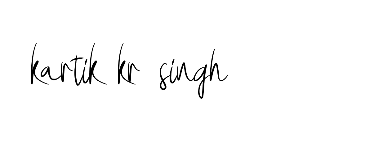 Signature of kartik-kr-singh