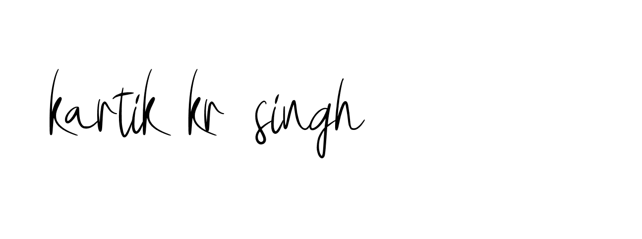 Signature of kartik-kr-singh-