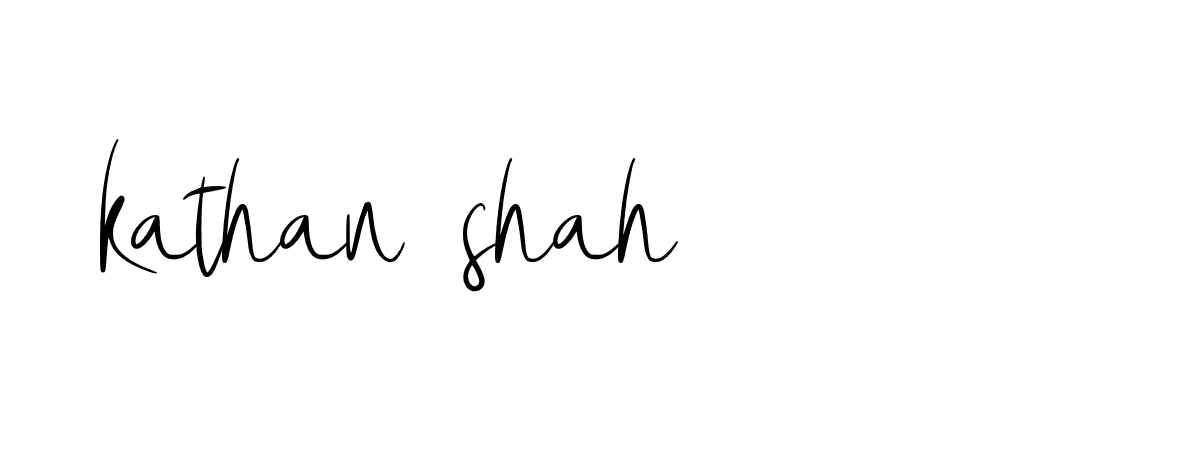 Signature of kathan-shah