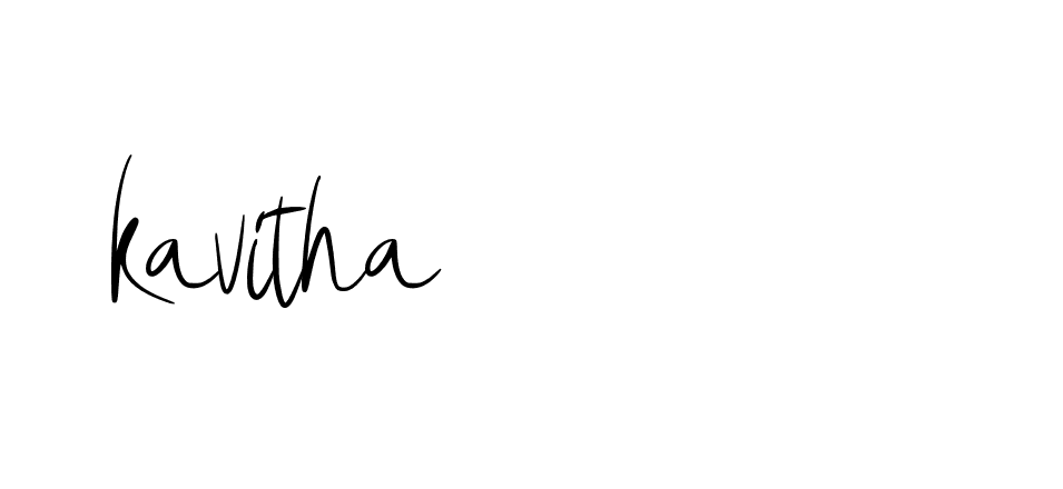 Signature of kavitha-