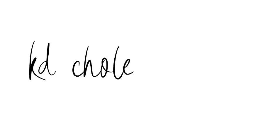 Signature of kd-chole