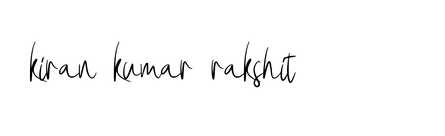 Signature of kiran-kumar-rakshit