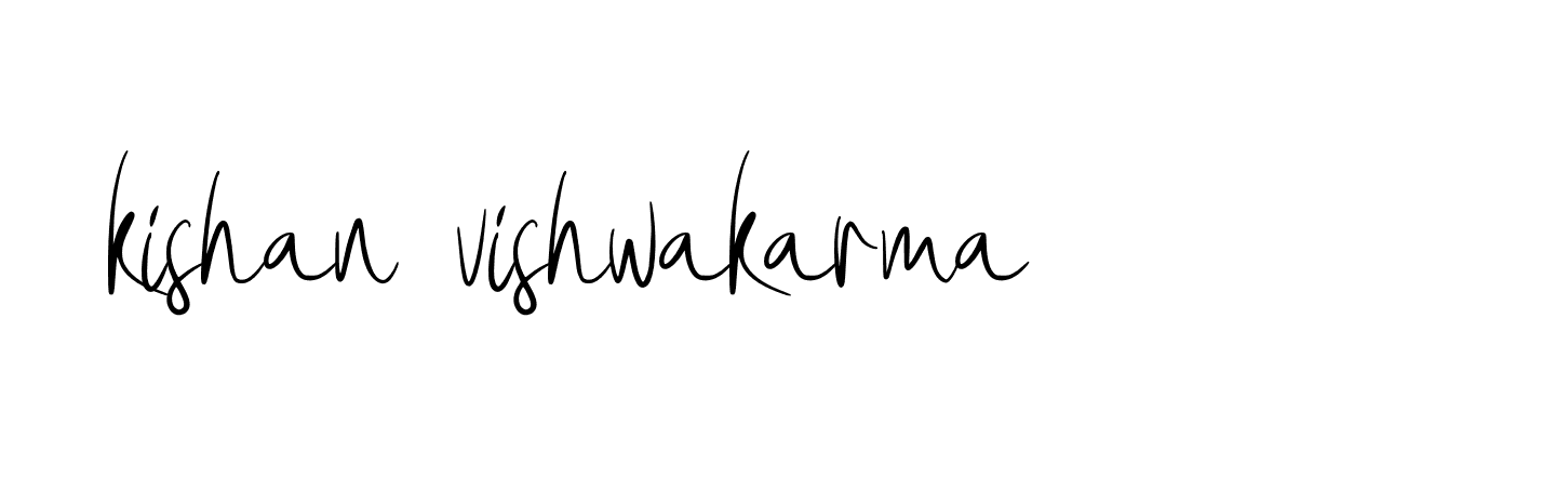 Signature of kishan-vishwakarma