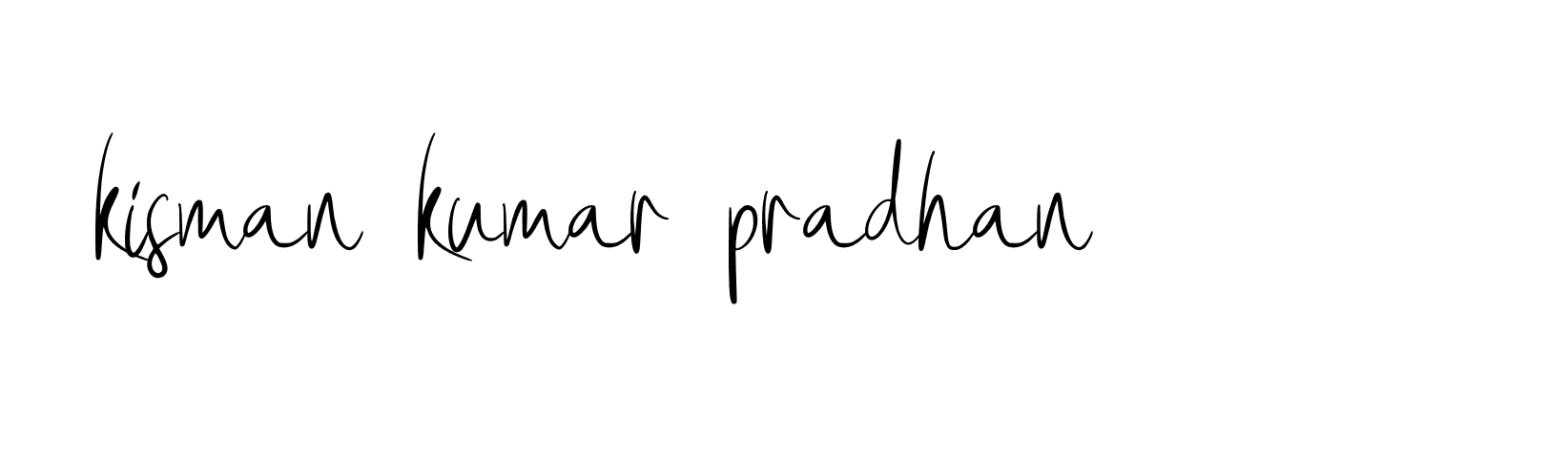 Signature of kisman-kumar-pradhan