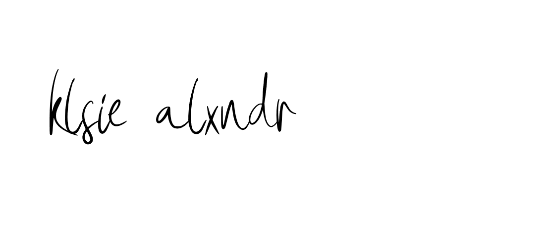 Signature of klsie-alxndr