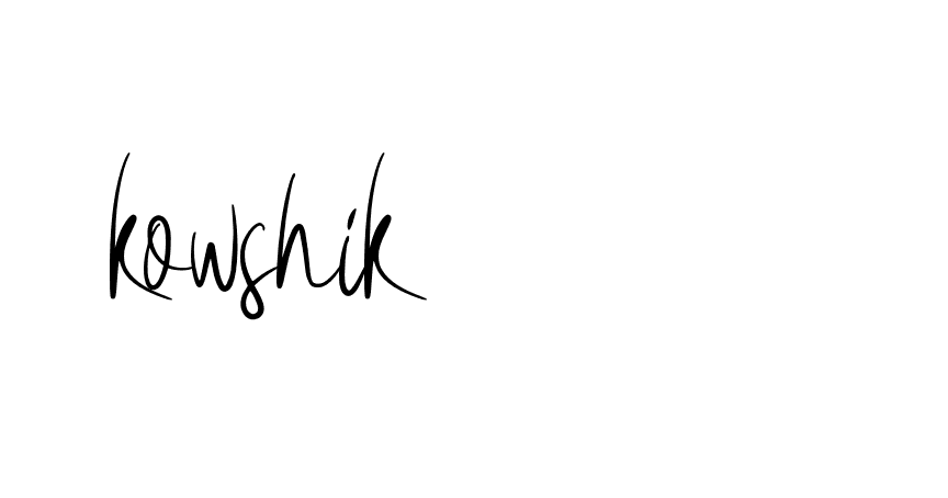 Signature of kowshik