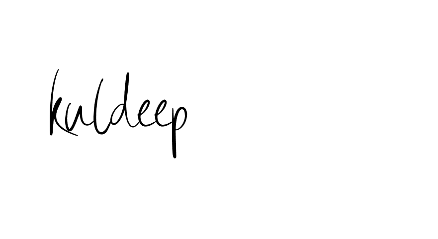 Signature of kuldeep