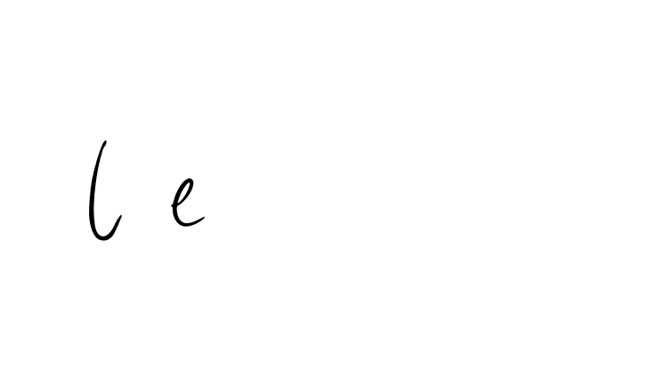 Signature of l-e