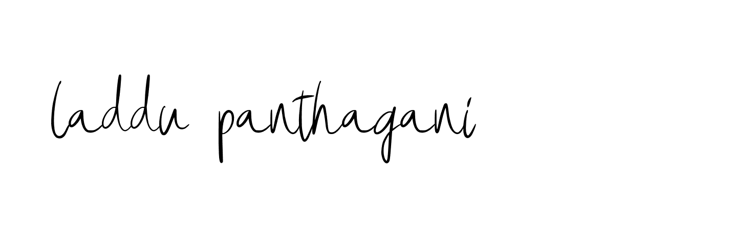 Signature of laddu-panthagani