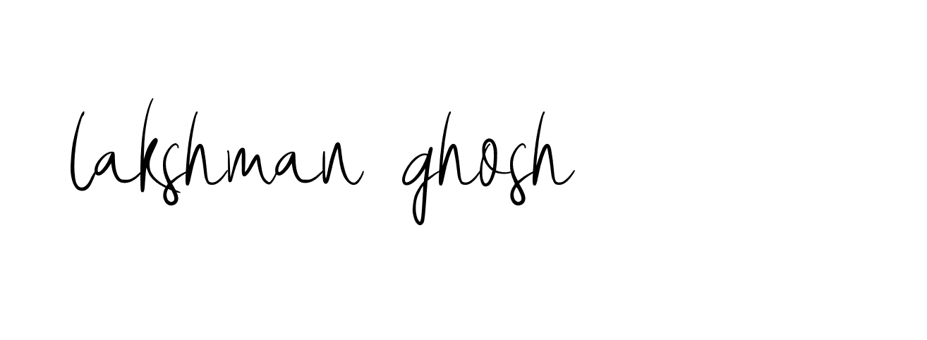 Signature of lakshman-ghosh