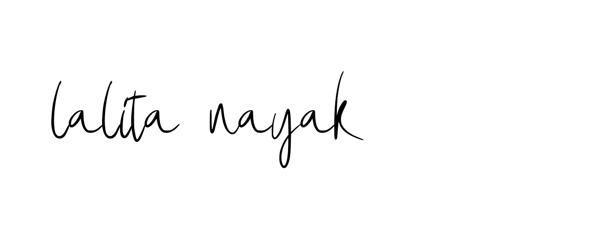 Signature of lalita-nayak