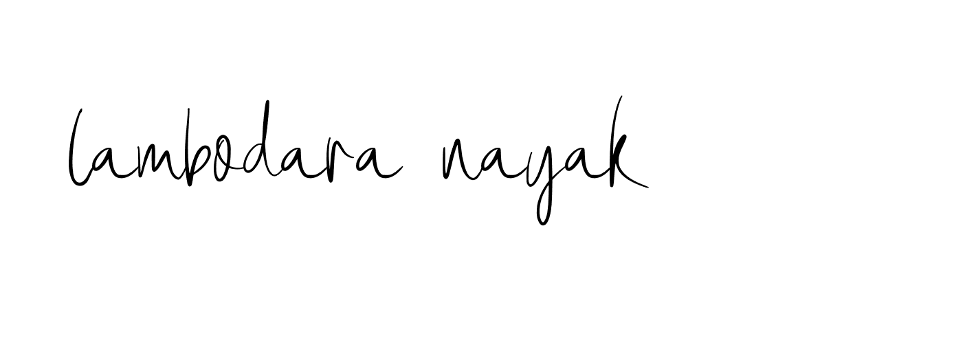 Signature of lambodara-nayak