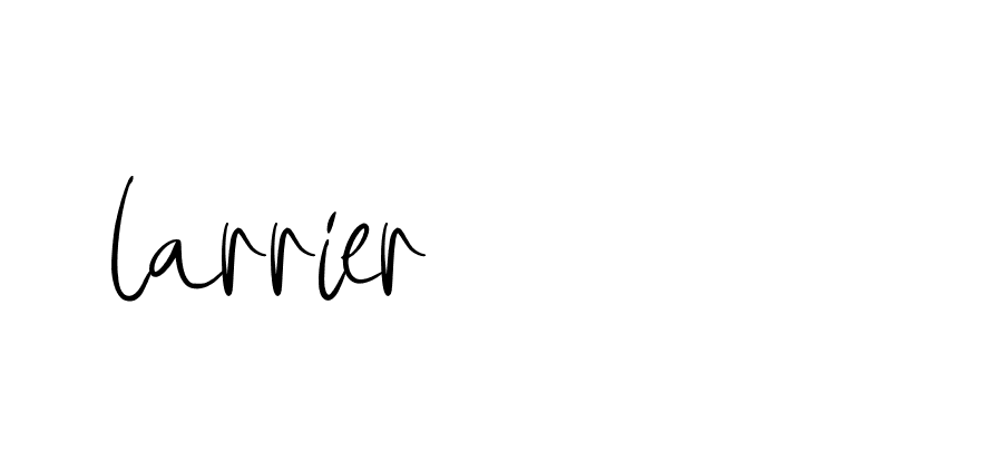 Signature of larrier