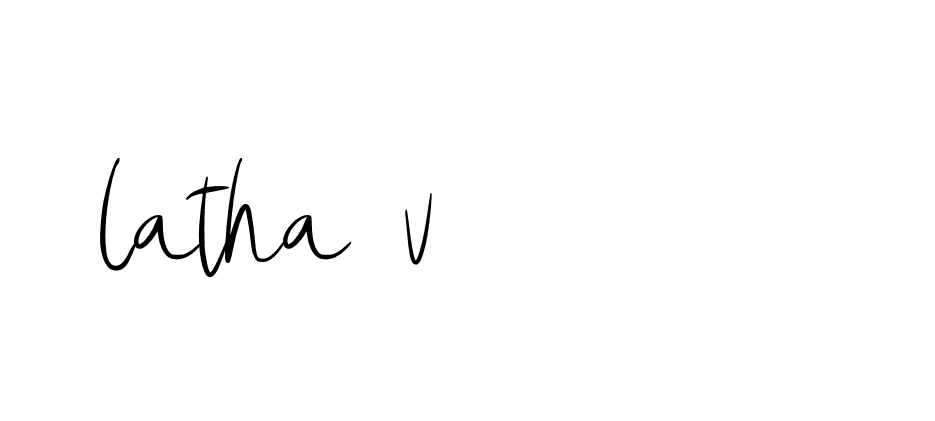 Signature of latha-v