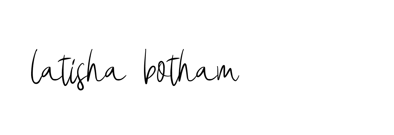 Signature of latisha-botham