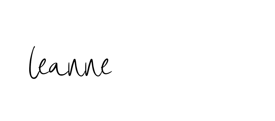 Signature of leanne-