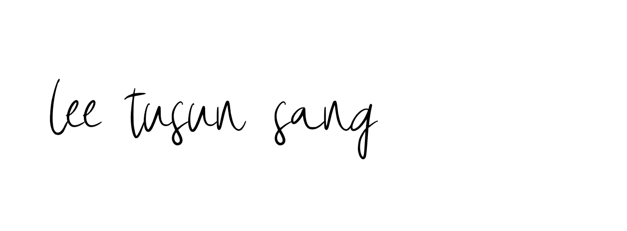 Signature of lee-tusun-sang