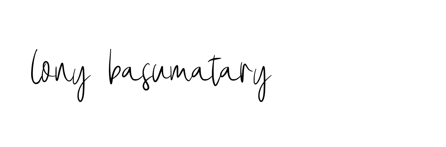 Signature of lony-basumatary-