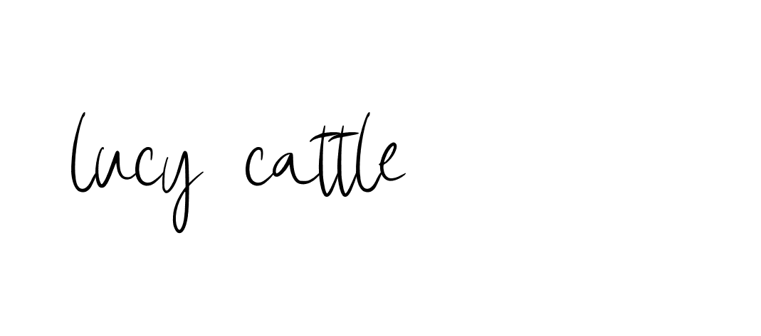 Signature of lucy-cattle