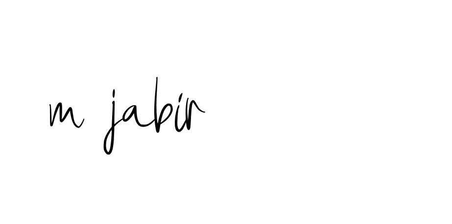 Signature of m-jabir