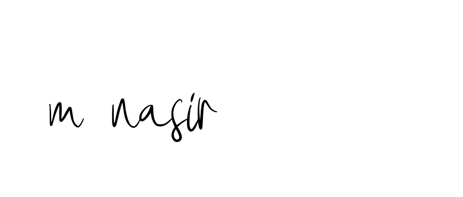 Signature of m-nasir