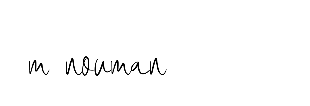 Signature of m-nouman