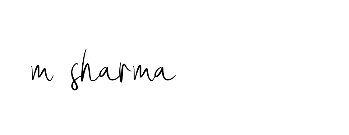 Signature of m-sharma-