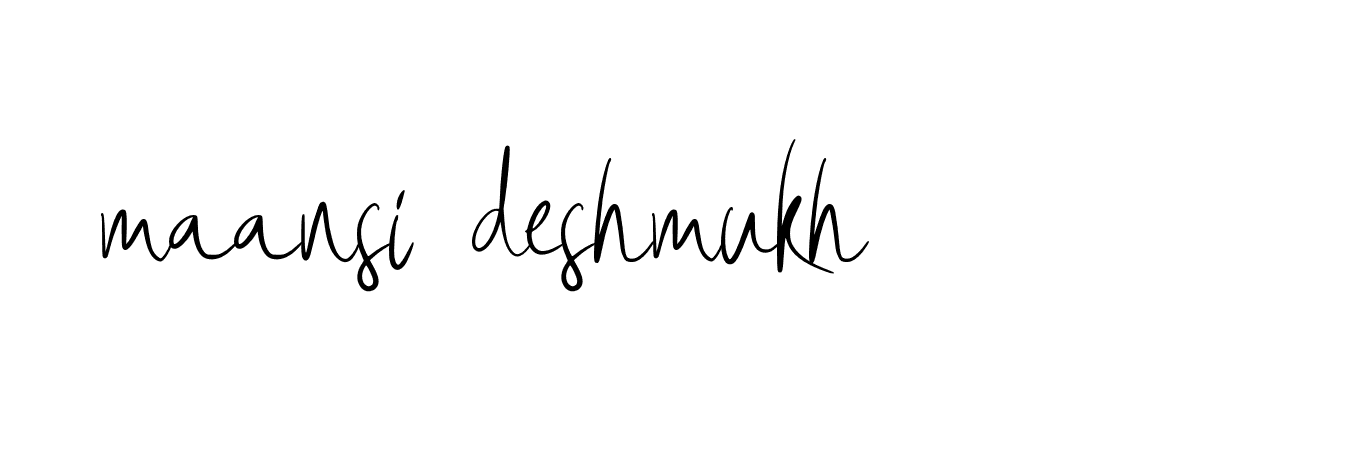 Signature of maansi-deshmukh