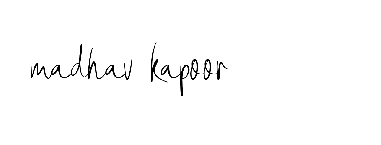 Signature of madhav-kapoor