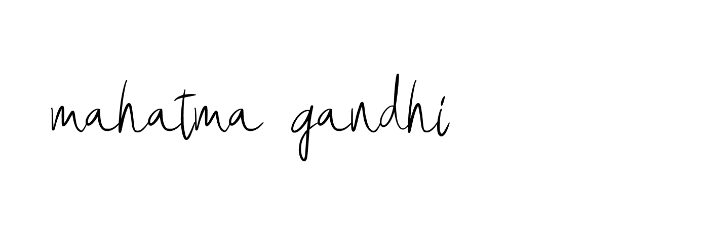 Signature of mahatma-gandhi