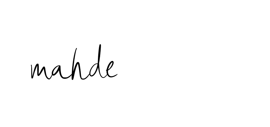 Signature of mahde