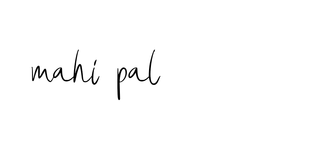 Signature of mahi-pal