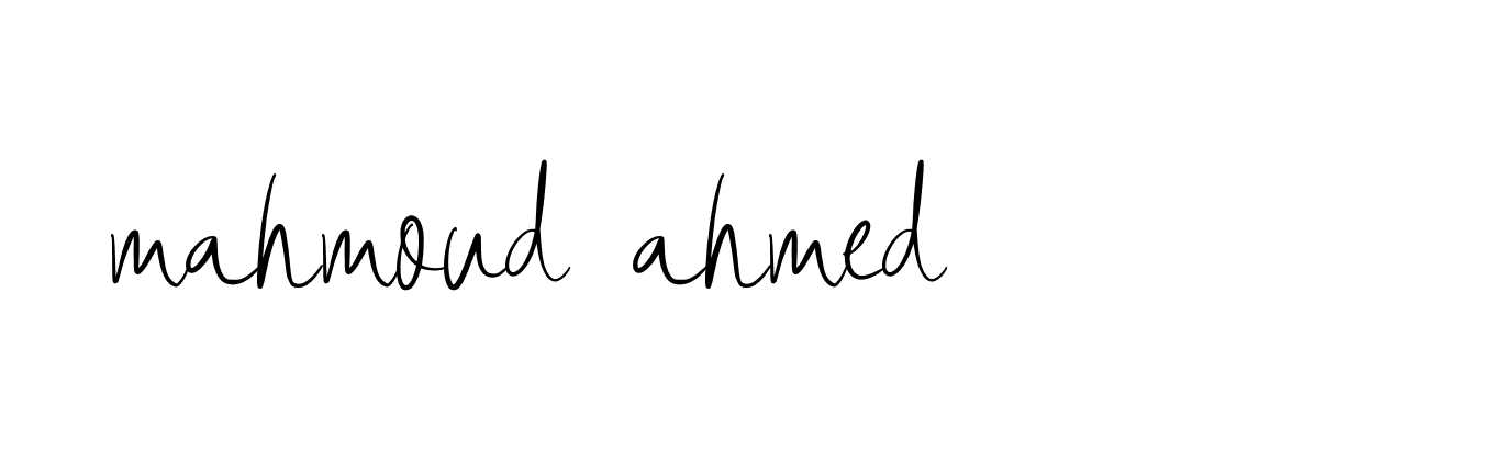 Signature of mahmoud-ahmed