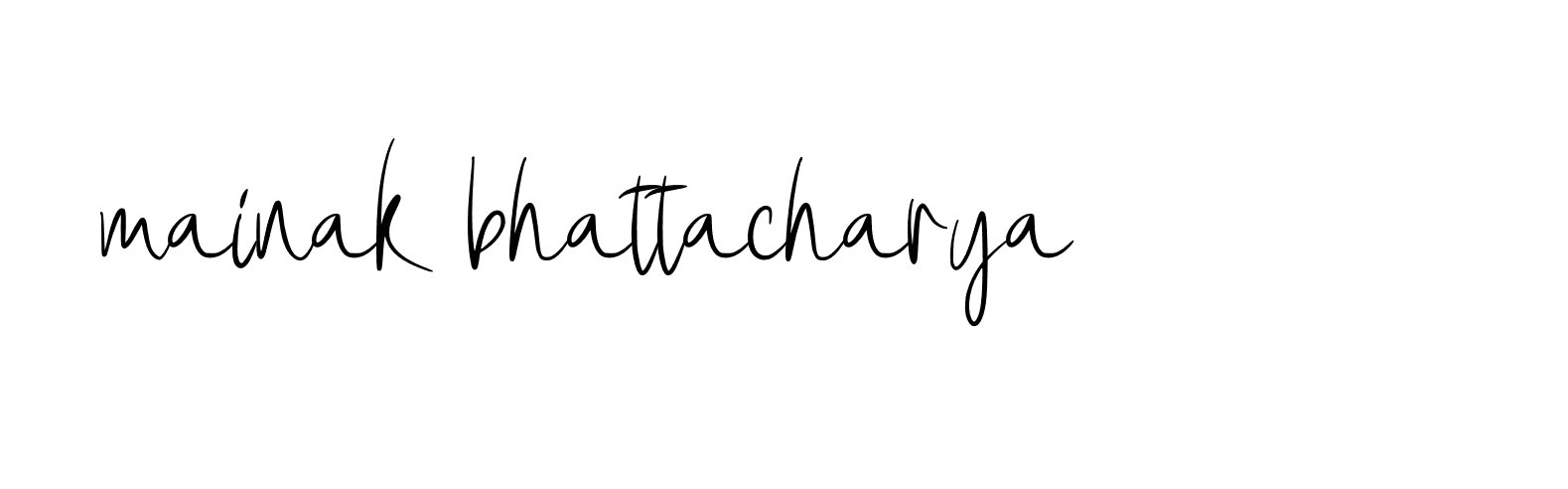 Signature of mainak-bhattacharya