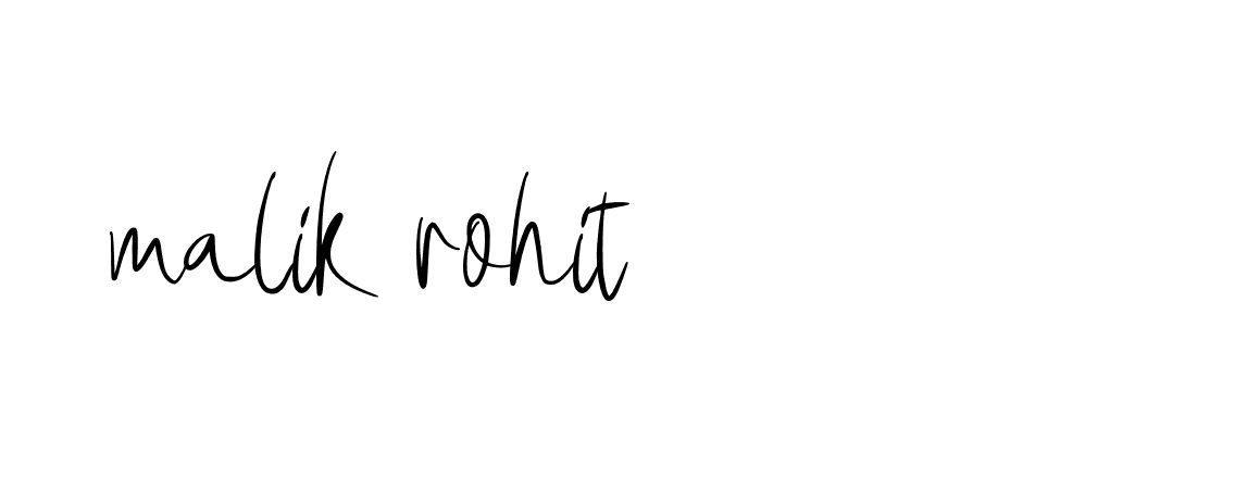 Signature of malik-rohit-