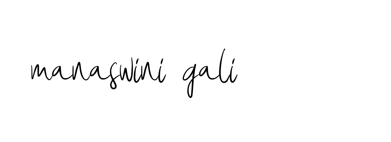 Signature of manaswini-gali