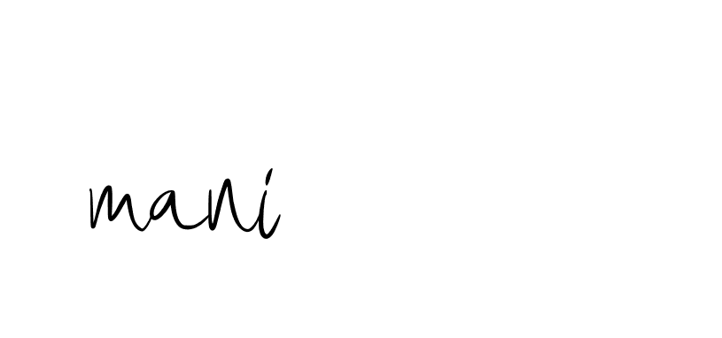 Signature of mani