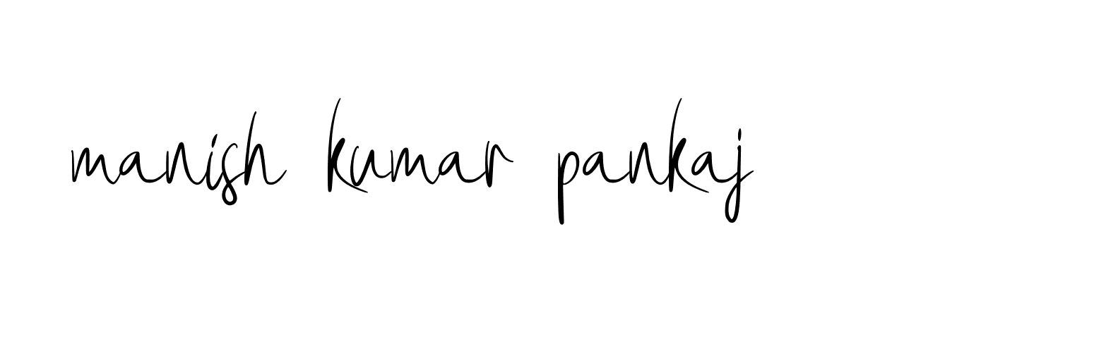 Signature of manish-kumar-pankaj