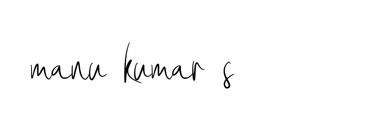 Signature of manu-kumar-s