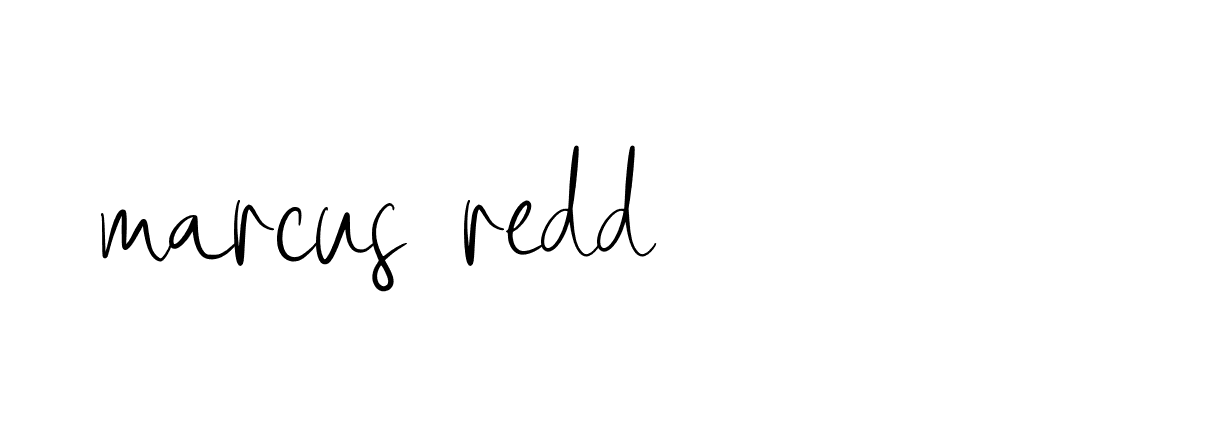 Signature of marcus-redd-