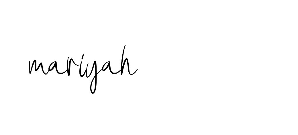 Signature of mariyah-