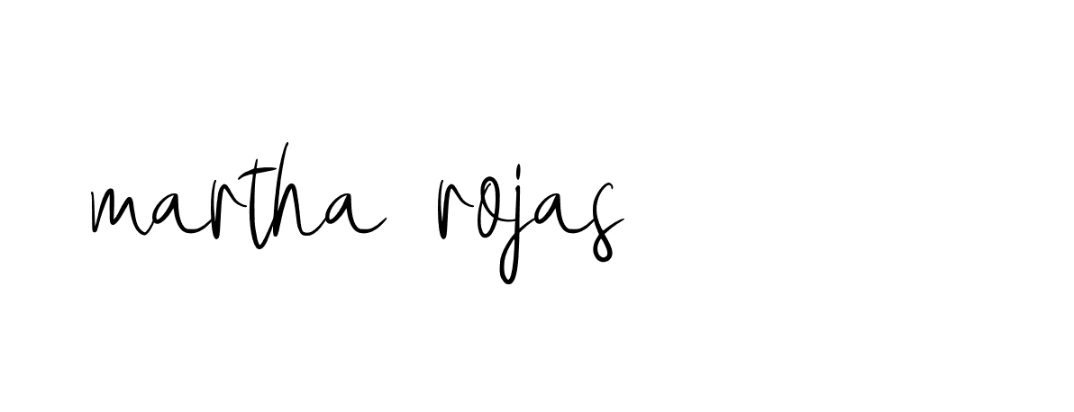 Signature of martha-rojas