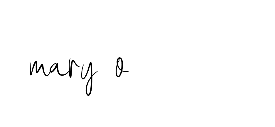 Signature of mary-o