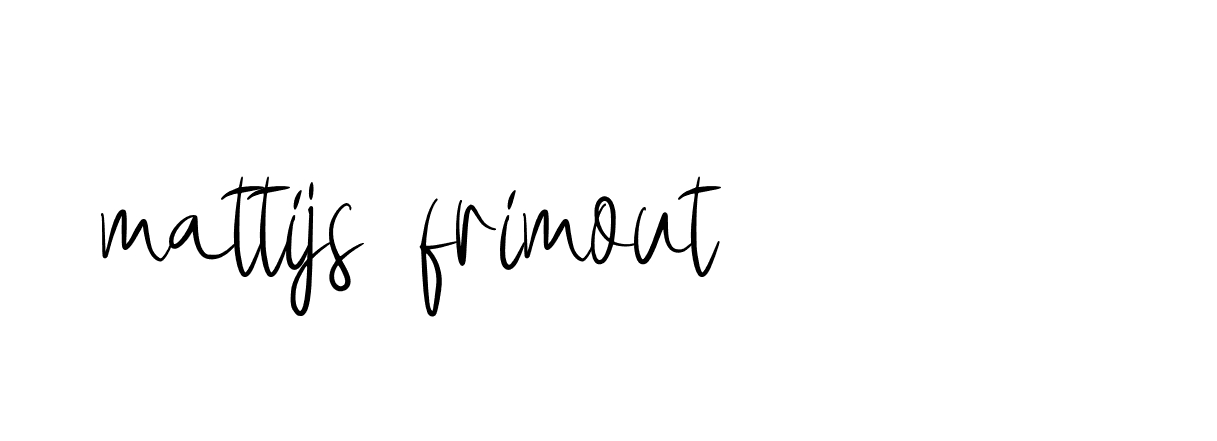 Signature of mattijs-frimout