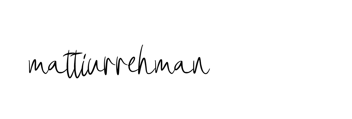 Signature of mattiurrehman