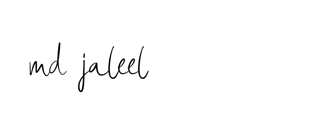 Signature of md-jaleel-